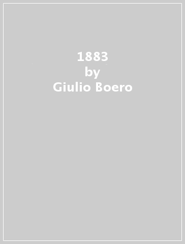 1883 - Giulio Boero