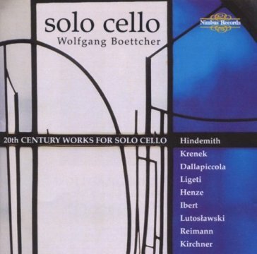 20th century works for solo cello - BOETTCHER