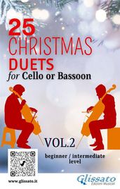 25 Christmas Duets for Cello or Bassoon - VOL.2