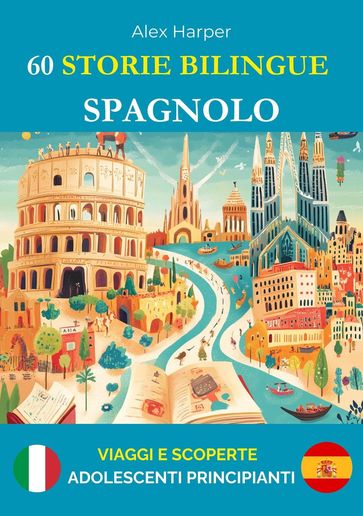 60 Storie Bilingue per Imparare lo Spagnolo : Viaggi e Scoperte per Adolescenti Principianti - Alex Harper