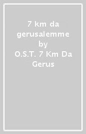 7 km da gerusalemme