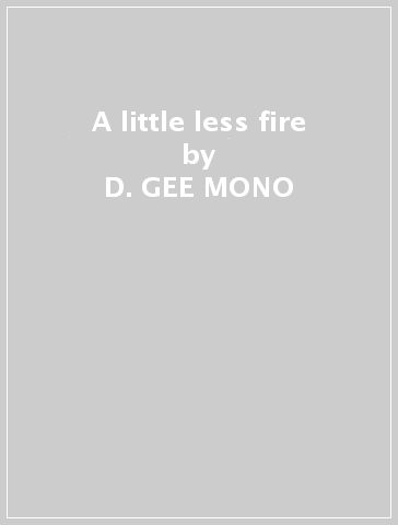 A little less fire - D. GEE MONO