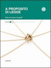 A proposito di legge