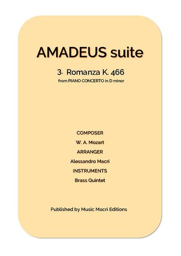 AMADEUS suite - 3. Romanza K. 466 from PIANO CONCERTO in D minor - Alessandro Macrì