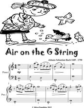 Air on the G String Easiest Piano Sheet Music Tadpole Edition