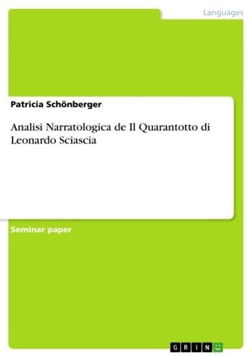 Analisi Narratologica de Il Quarantotto di Leonardo Sciascia - Patricia Schonberger