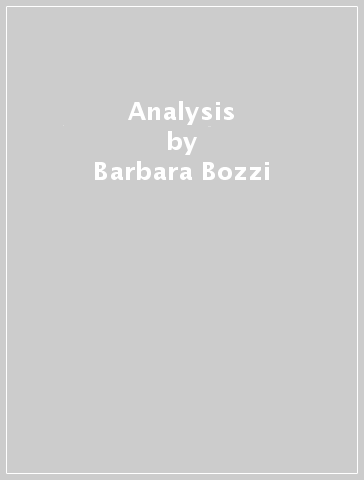 Analysis - Barbara Bozzi