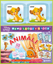 Animali. Memo leggi e gioca. Ediz. illustrata. Con 24 Carte