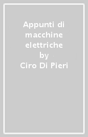 Appunti di macchine elettriche