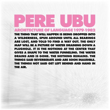 Architecture of language: 1979-1982 - Ubu Pere