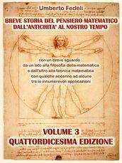 BREVE STORIA DEL PENSIERO MATEMATICO DALL ANTICHITA  AL NOSTRO TEMPO