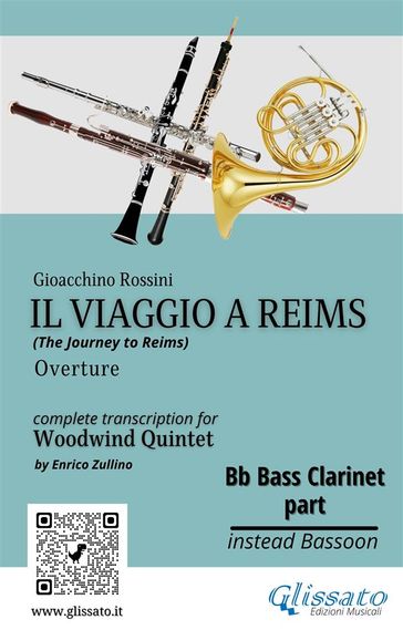 Bb Bass Clarinet (instead Bassoon) part of "Il viaggio a Reims" for Woodwind Quintet - Gioacchino Rossini - a cura di Enrico Zullino