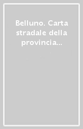 Belluno. Carta stradale della provincia 1:150.000