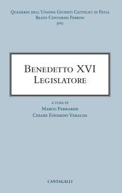 Benedetto XVI legislatore