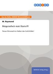 Burgerarbeit statt Hartz-IV