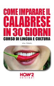 COME IMPARARE IL CALABRESE IN 30 GIORNI