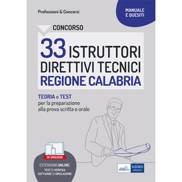 CONCORSO33 ISTRUTTORI DIRETTIVI TECNICI REGIONE CALABRIA - AA.VV. Artisti Vari