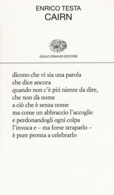 Cairn - Enrico Testa