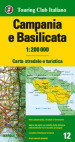 Campania e Basilicata 1:200.000. Carta stradale e turistica. Ediz. multilingue