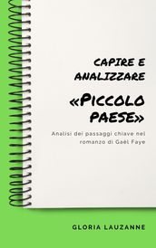 Capire e analizzare «Piccolo paese»