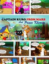 Captain Kuro From Mars And Prince Khuram Comic Strip Booklet