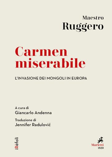 Carmen miserabile - Ruggero da Torrecuso