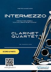 Clarinet Quartet sheet music: Intermezzo (score & parts)