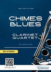 Clarinet sheet music for quartet: Chimes Blues (parts)