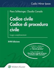 Codice civile. Codice di procedura civile