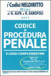 Codice di procedura penale e leggi complementari