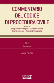 Commentario del Codice di procedura civile - vol. 7 - tomo III