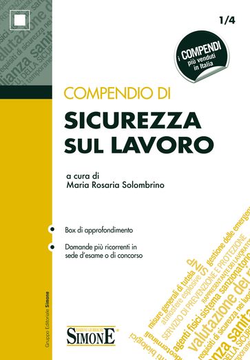 Compendio di Sicurezza sul Lavoro - Mariarosaria Solombrino