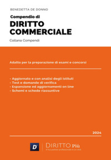 Compendio di diritto commerciale - Benedetta De Donno