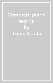 Complete piano works