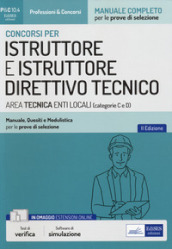 Concorsi istruttore direttivo tecnico enti locali. Con estensioni online