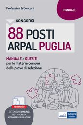 Concorso 88 posti Arpal Puglia