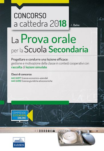 Concorso a cattedra - La prova orale per la scuola secondaria Scienze economico-aziendali e Scienze giuridico-economiche - Antonella Maria Delre