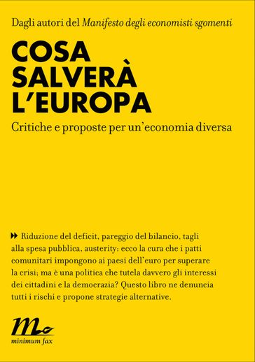 Cosa salverà l'Europa - AA.VV. Artisti Vari