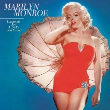 Diamonds are a girl's best friend - blue - Marilyn Monroe