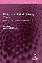 Dictionary of World Literary Terms