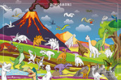 Dinosauri da colorare. Geoposter