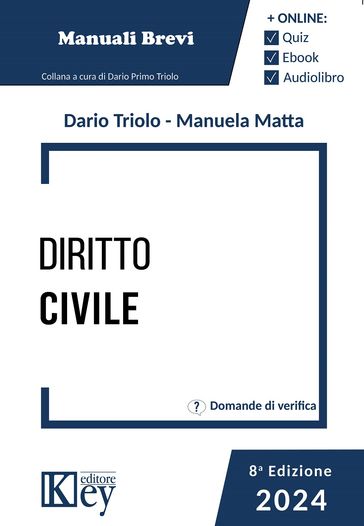 Diritto civile 2024 - Dario Primo Triolo - Manuela Maria Lina Matta