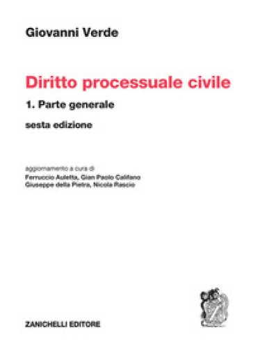 Diritto processuale civile. Vol. 1: Parte generale - Giovanni Verde