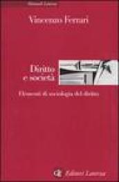 Diritto e società. Elementi di sociologia del diritto