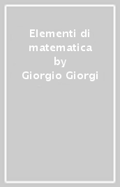 Elementi di matematica