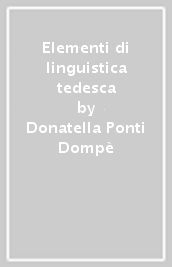 Elementi di linguistica tedesca