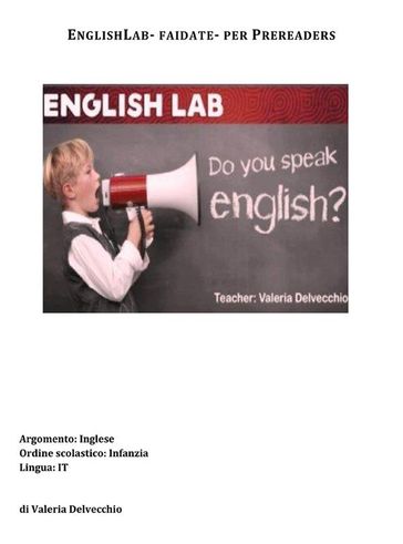 Englishlab-fai da te- per Prereaders - Valeria Delvecchio