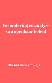 Formulering en analyse van openbaar beleid