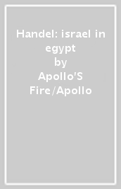 Handel: israel in egypt