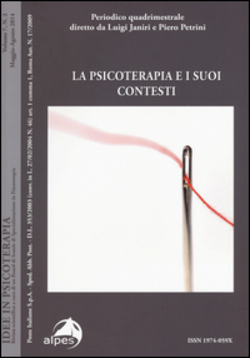 Idee in psicoterapia. Vol. 7: La psicoterapia e i suoi contesti